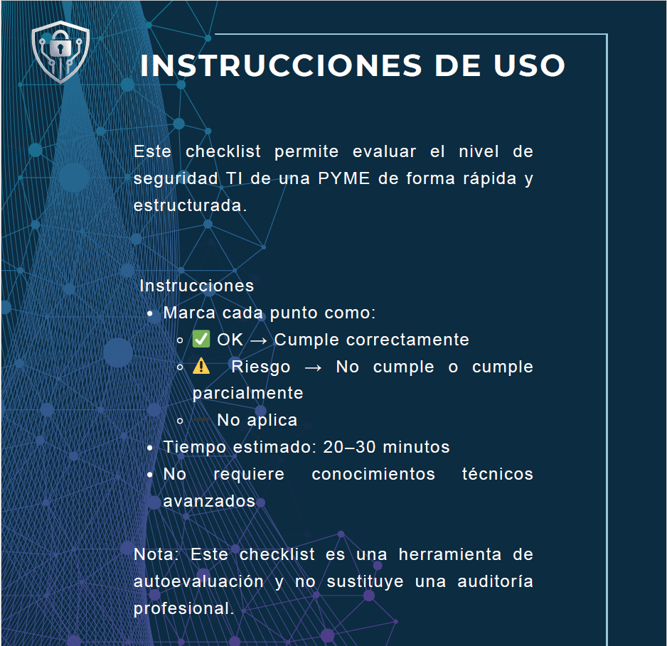 Checklist de Seguridad TI para PYMEs – AxisSecure
